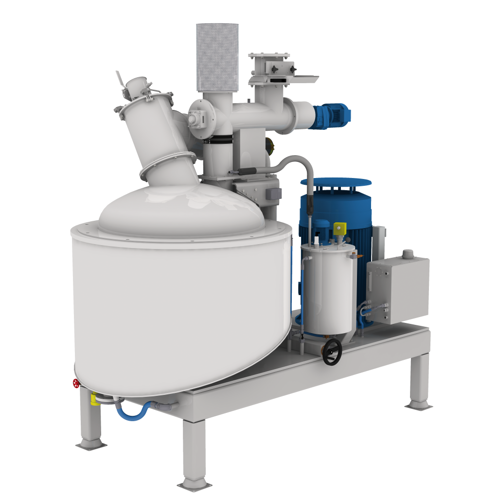 Cocoa liquor grinding line