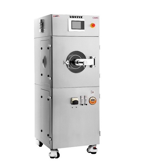 Automatic tablet coater for lab scale