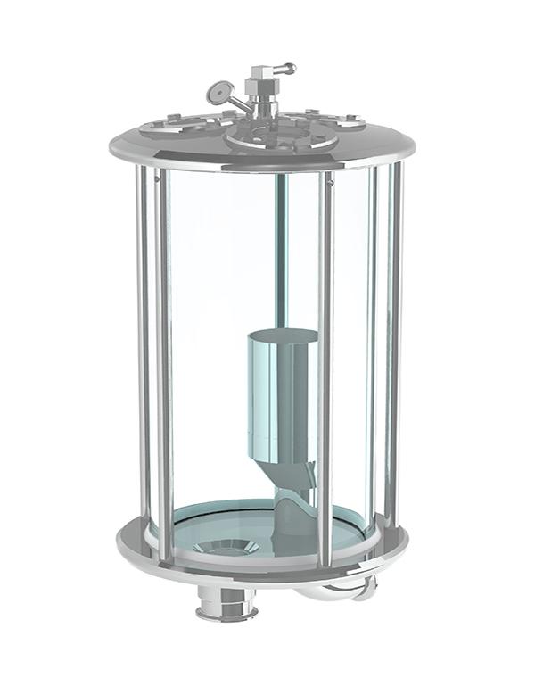 Automated bubble traps for chromatography